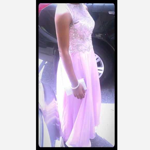 BEAUTIFUL PINK PROM DRESS PRICE CUT ON PROM DRESS - Picture 1 of 3